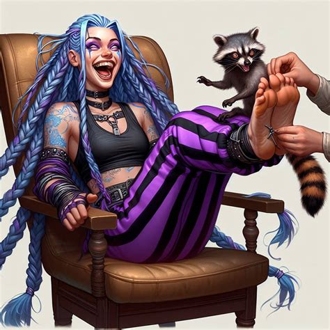 Arcane Jinx Tickled Feet belly and armpits - Newgrounds.com