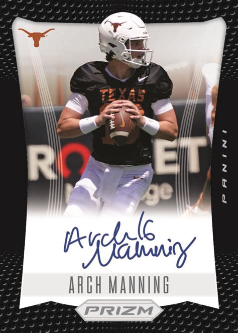 Arch Manning's first trading card makes more than $100K for charity at auction