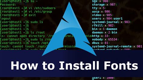 Arch linux font preview.  Available fonts may be found by querying packages (e.  Fontpreview i...