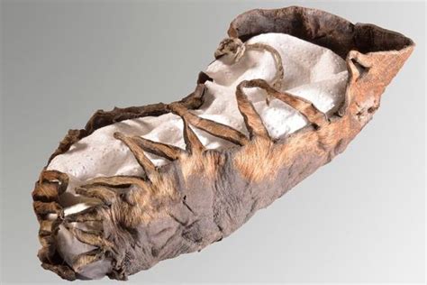 Archaeologists discover 2,000-year-old child’s shoe with laces intact