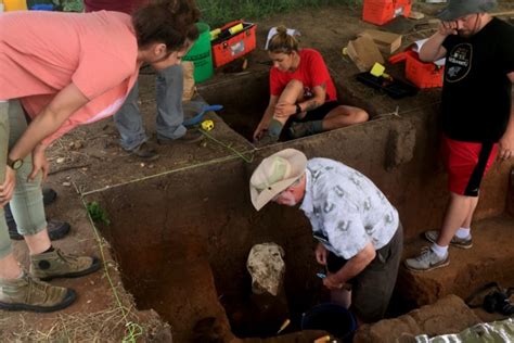 Archaeologists explore a rural field in Kansas, and a lost city …