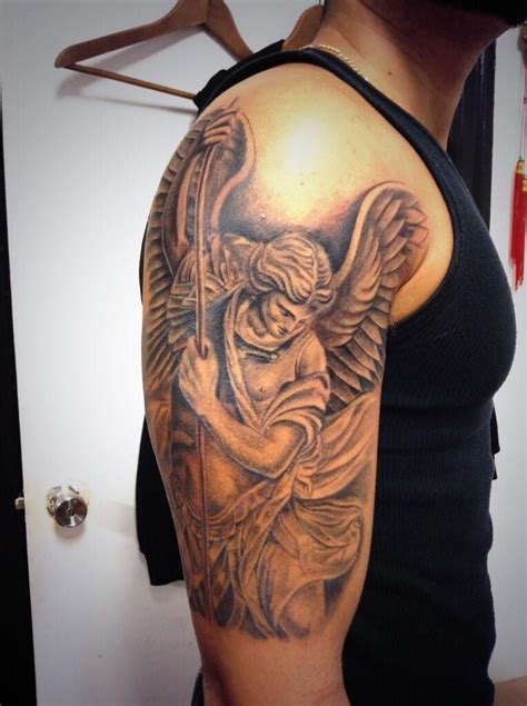 Archangel tattoo. May 17, 2019 - Explore Mike N. Kate's board "st michael the archangel tattoo" on Pinterest. See more ideas about st michael, archangels, archangel michael. 