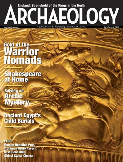 Archeology magazine. About the Magazine. Archaeology News is an international online magazine that covers all aspects of archaeology. Our commitment is to provide you with up-to-date information, enriching educational content, and a plethora of resources, delving into the fascinating realm of archaeological discoveries. At Archeology News, we believe that exploring ... 