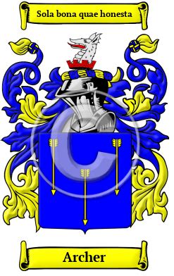 Archer Name Meaning, Family History, Family Crest & Coats of Arms