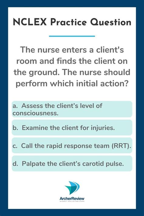 NCLEX Practice Question of the Week with Morgan at Archer Review!Try this select all that apply question...and see how these items will feel on your Next G.... 