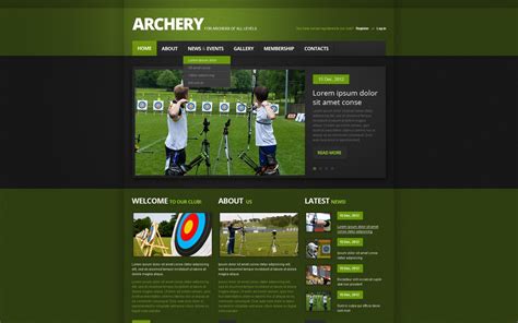Archery Templates TemplateMonster