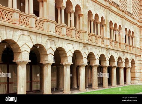 Arches and Columns in a Building Stock Photo Alamy
