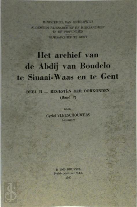 Archief van de abdij van boudelo te sinaai waas en te gent. - Leitfaden für die pharmakognostischen untersuchungen im unterricht und in der praxis.