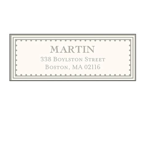 Architectural Frame Return Address Label Paper Source Label paper