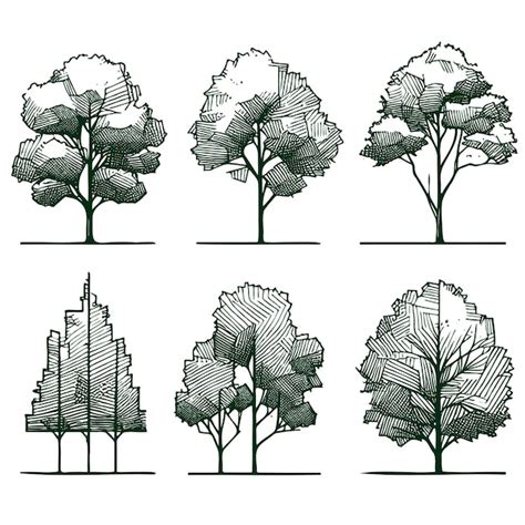 Architectural Tree Sketches The Architect