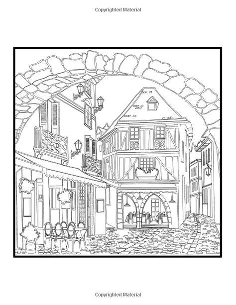 Full Download Architectural Art A Stress Management Coloring Book For Adults By Penny Farthing Graphics