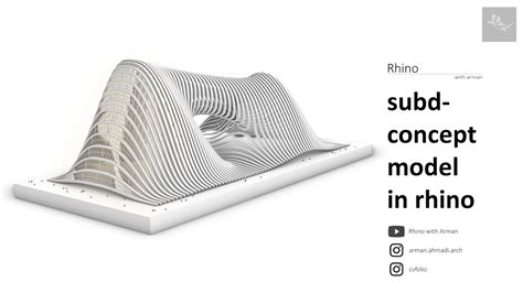 Architecture Building Modeling with Rhino 7 SubD Tools [1/8] YouTube