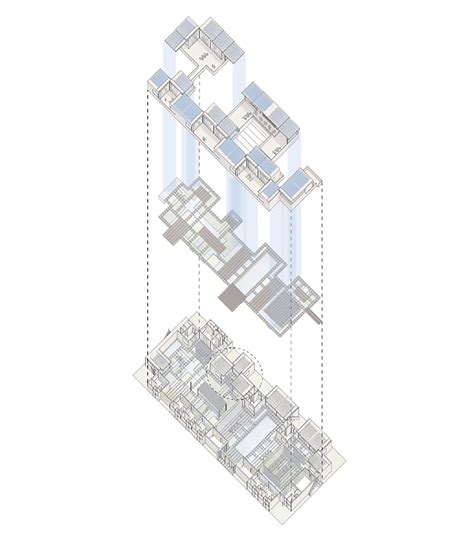 Architecture Diagram Exploded Axonometric Diagram architecture