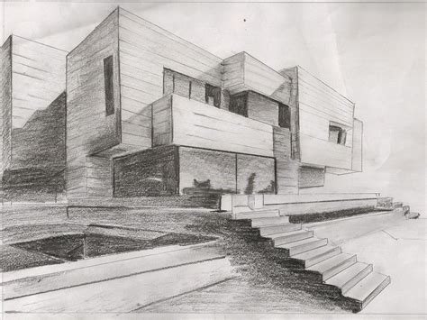 Architecture Drawing Perspective