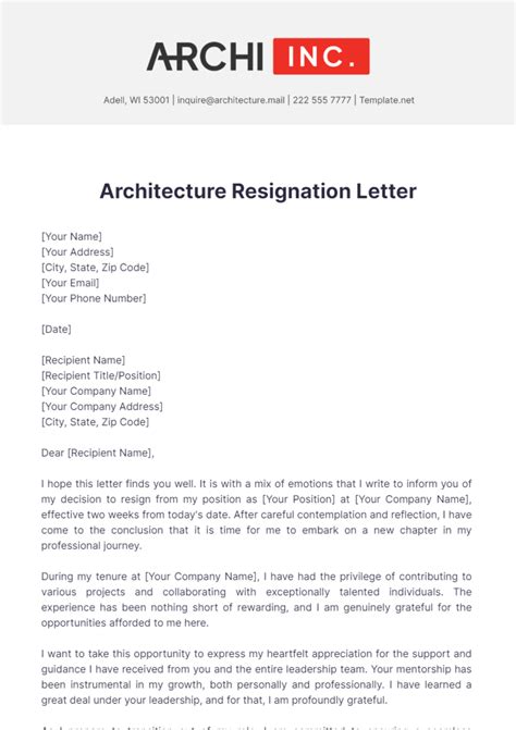 Architecture Of Resignation