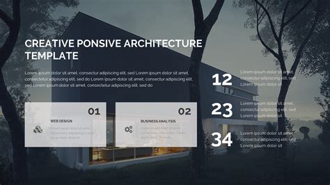 Architecture and Interior Design Powerpoint Template by bypaintdesign