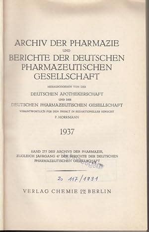 Archiv der pharmazie und berichte der deutschen pharmazeutischen gesellschaft. - Us marine force outboard repair manual.
