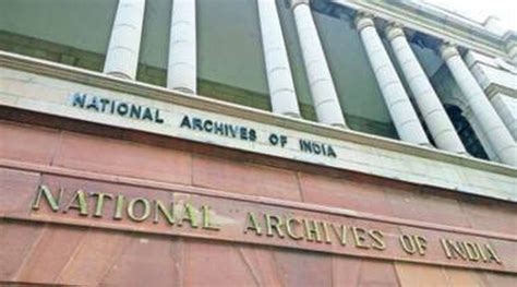 Archival Data National Archives of India Govt. of India