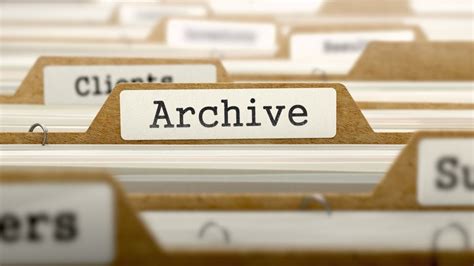 Archived files. Things To Know About Archived files. 