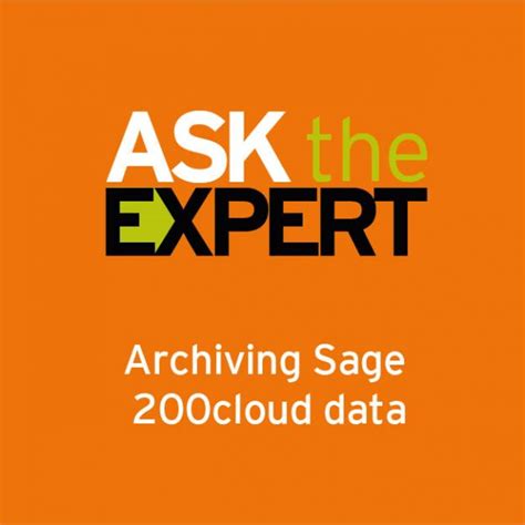 Archiving data - Sage