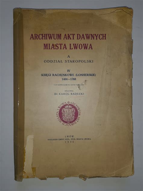 Archiwum akt dawnych miasta lwowa, a, oddział staropolski. - Volvo v40 clutch repair workshop manual.