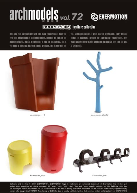 Archmodels vol 72. 72 Archmodels Vol.  This document provides information about Evermotion Archm...