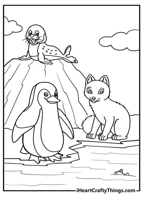 Arctic Dogs Coloring Pages