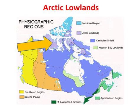 Arctic Lowlands: One Of The Geographic Region Of Canada