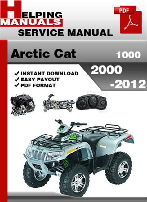 Arctic cat 1000 atv 2000 2012 service repair manual download. - Energy psychology interactive self help guide.