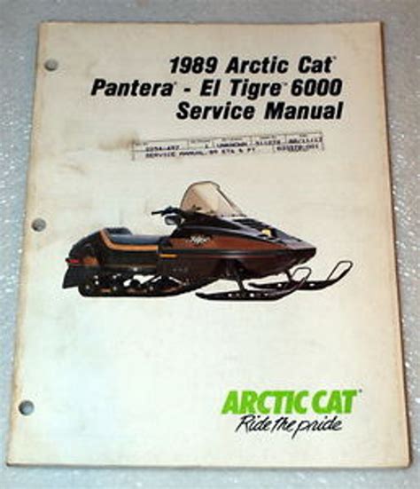 Arctic cat el tigre 6000 manual. - Le guide tabou du plaisir anal pour elle.