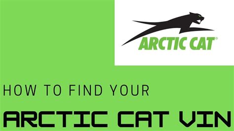 Arctic cat vin number check. Things To Know About Arctic cat vin number check. 