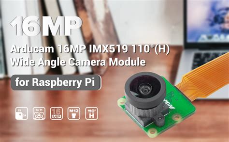 Arducam 16mp imx519 autofocus camera.  Arducam for Raspberry Pi Camera Mo...