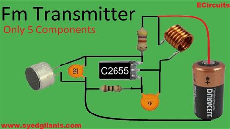 Arduino FM Transmitter Fm Transmitter Circuit - YouTube