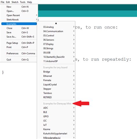 Arduino IDE ile Programlama (DYDK) Deneyap Kart. 