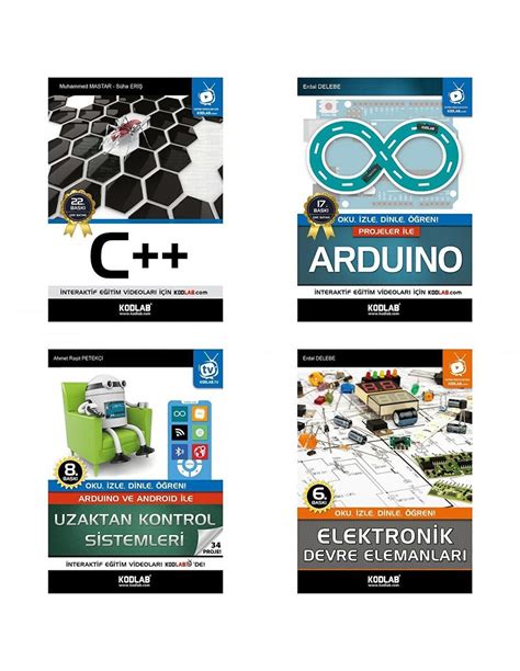 Arduino Kitap Arduino Eğitim Kitapları, Kodlama.
