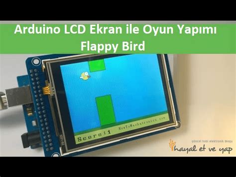 Arduino LCD Ekran ile Oyun Yapımı Projeleri. 