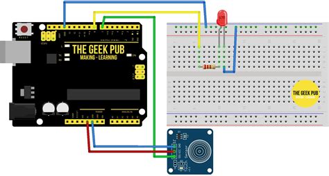 Arduino Touch Sensor Tutorial The Geek Pub
