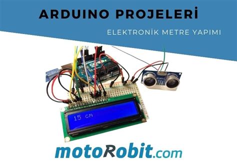 Arduino ile HCSR04 Kullanarak Elektro Metre Yapmak.