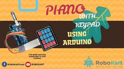 Arduino keypad piano.  In this video you will learn how to make Piano with keypad using Ard...