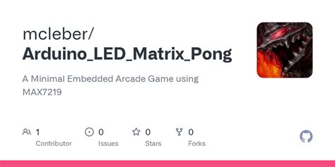 Arduino led matrix library.  Contribute to mcleber/Arduino_LED_Matrix_Pong development...
