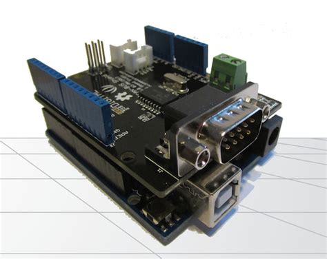 Arduino modbus shield.  Supports network transport Arduino Mega 2560 +...