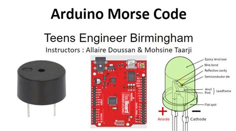 Arduino morse code buzzer. .  ...