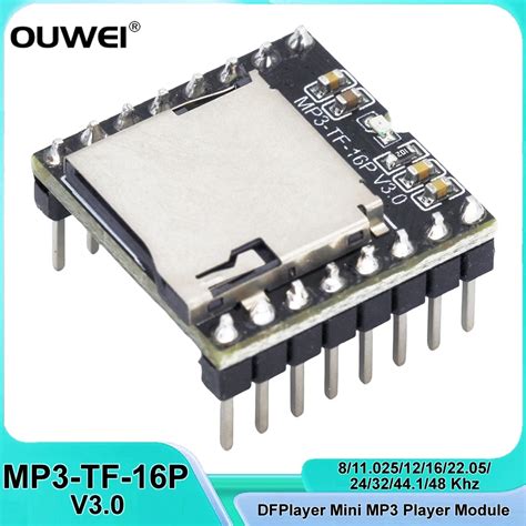 Arduino mp3 decoder.  TF Card U Disk Mini MP3 Decoder Player WMV Audio V...