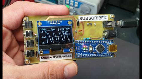 Arduino nano oscilloscope.  It is primarily used for monitoring waveforms and a...