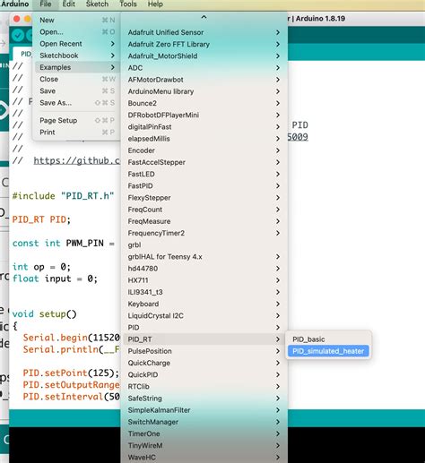 Arduino pid library documentation.  PID library for Arduinos.  Contribu...