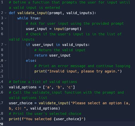 Arduino prompt for input.  When the user enters a valid code, the user will be...