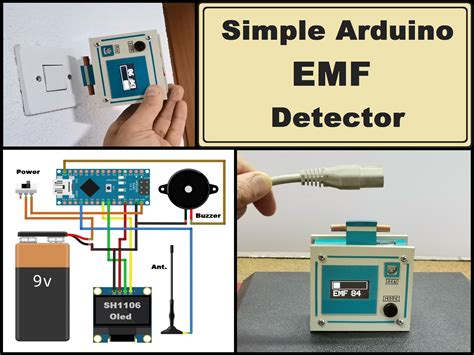 Arduino rf detector.  DIY Simple Arduino EMF (electromagnetic field) D...