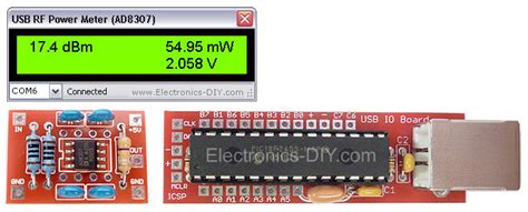 Arduino rf power meter.  AD8307 USB 0-500MHz RF Power Meter allows to measure t...