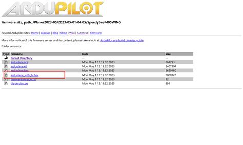 Ardupilot firmware github.  Git command line Ubuntu Once the initial firmware is loaded you ...