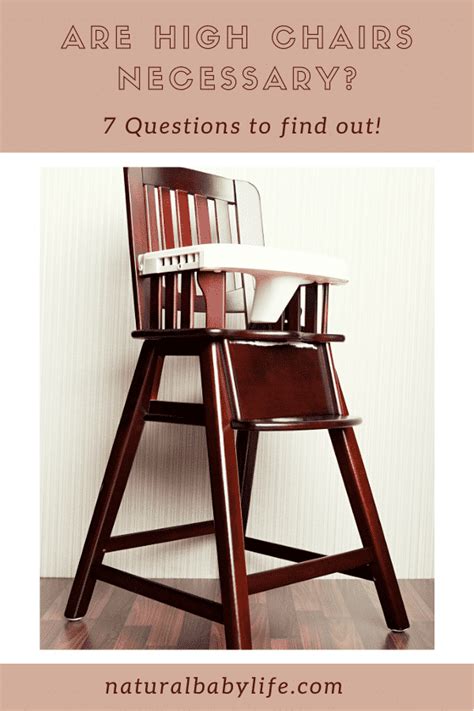 Are High Chairs Necessary? (Use These 7 Questions to Find Out!)